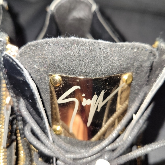 Giuseppe Zanotti hi top sneakers size 8-8.5 - Picture 9 of 11